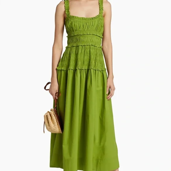 Doen Marianne Dress in Sprig - Picture 4 of 7